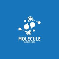 molecola logo vettore modello illustrazione