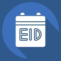 icona calendario. relazionato per eid al Fitr simbolo. islamico. ramadan. semplice illustrazione vettore