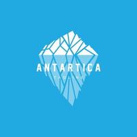 montagna logo, antartico iceberg logo disegno, natura paesaggio vettore, Prodotto marca illustrazione icona vettore