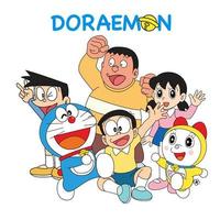 Doraemon cartone animato giapponese vettore