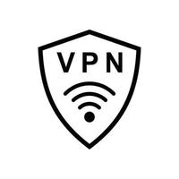 vpn vettore icona