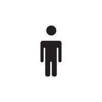 uomini cartello vettore per icona sito web, ui essenziale, simbolo, presentazione