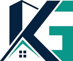 logo immobiliare kg vettore