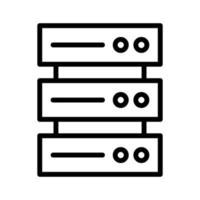 icona di archiviazione del database vettore