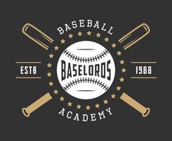 Vintage ▾ baseball logo, emblema, distintivo e design elementi. vettore