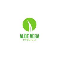 vettore aloe Vera logo design concetto illustrazione idea