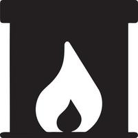 fuoco caldo icona simbolo Immagine vettore. illustrazione di il Pericolo fuoco bruciare Immagine design. eps 10 vettore