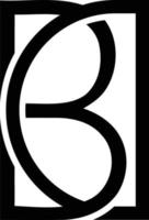 creativo bd logo vettore
