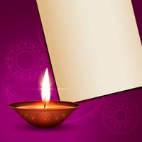 design lucido di diwali vettore