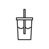 modificabile icona di bevanda, vettore illustrazione isolato su bianca sfondo. utilizzando per presentazione, sito web o mobile App