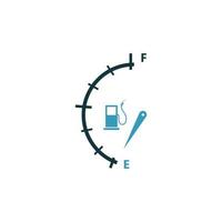 vettore illustrazione carburante indicatore logo modello