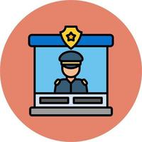 sicurezza ufficio vettore icona