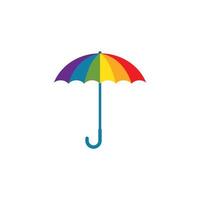 ombrello logo icona vettore illustrazione