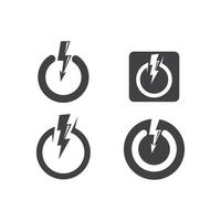 energia logo icona vettore illustraion