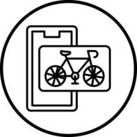 Ciclismo vettore icona stile