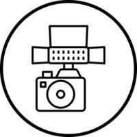 vettore design guidato telecamera vettore icona stile