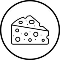 vettore design grigliato formaggio vettore icona stile
