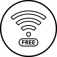 vettore design gratuito Wi-Fi vettore icona stile