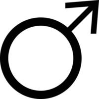 maschio cartello icona. maschio simbolo isolato icona vettore illustrazione . Genere icona