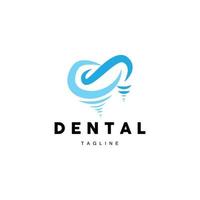 dente logo, dentale cura vettore, illustrazione icona design vettore