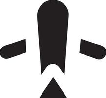 aereo icona simbolo Immagine vettore, illustrazione di il volo aviazione nel nero Immagine. eps 10 vettore