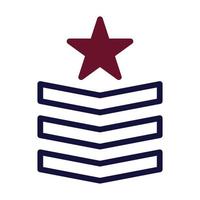 distintivo icona duotone marrone Marina Militare colore militare simbolo Perfetto. vettore