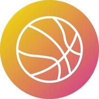 illustrazione del design dell'icona di vettore di basket