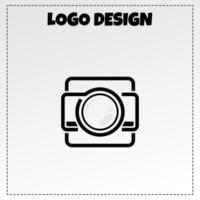 studio telecamera logo illustrazione vettore design