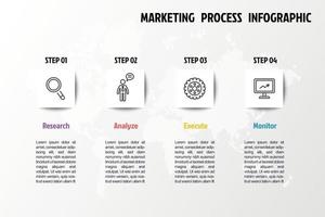 modello di business infografica minima vettore