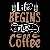caffè t camicia disegno, caffè tazza vettore, divertente caffè camicia, caffè t camicia illustrazione vettore