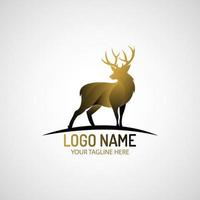 cervo animale logo design vettore file