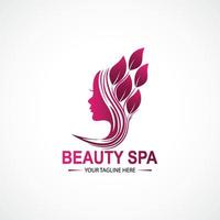 bellezza terme logo modello design vettore