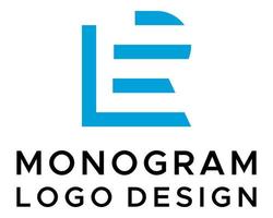 lr lettera monogramma curriculum vitae attività commerciale logo design. vettore