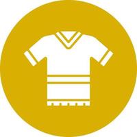 Rugby camicia vettore icona stile