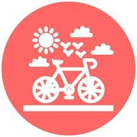bicicletta vettore icona stile