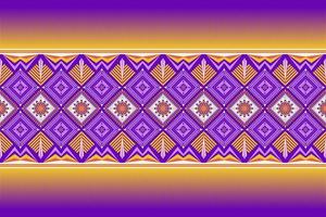 senza soluzione di continuità geometrico etnico orientale modello viola tono. vettore