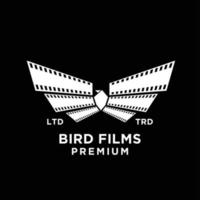 film striscia uccello logo icona design vettore