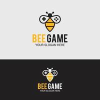 modello di progettazione di vettore di logo di ape
