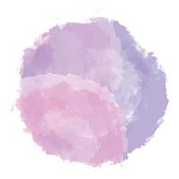 cerchio acquerello rosa, viola vettore