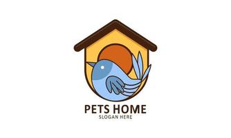 animale domestico casa portafortuna cartone animato stile illustrazione vettore