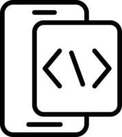 vettore design App sviluppo icona stile