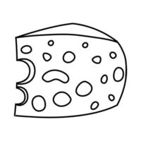 formaggio icona vettore. latte Prodotto illustrazione cartello. cibo simbolo. formaggio azienda agricola logo. vettore