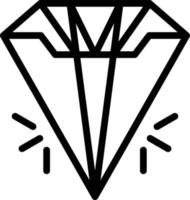 diamante vettore icona stile