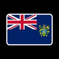 bandiera delle isole pitcairn, colori ufficiali e proporzione. illustrazione vettoriale. vettore