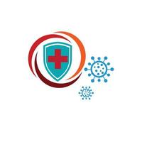 virus protezione logo immagini illustrazione design vettore