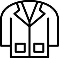 laboratorio cappotto vettore icona stile