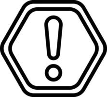 vettore design avvertimento icona stile