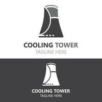 raffreddamento Torre logo Immagine disegno, energia industria stazione vettore