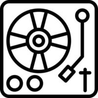 vettore design girare tavolo icona stile