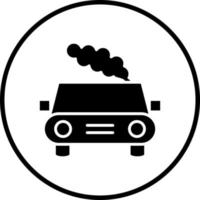 auto inquinamento vettore icona stile